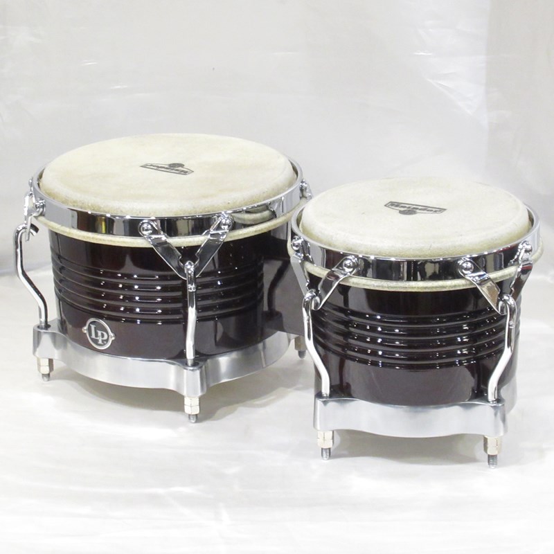 LP M201 Matador Wood Bongos / Dark Brown， Chromeの画像